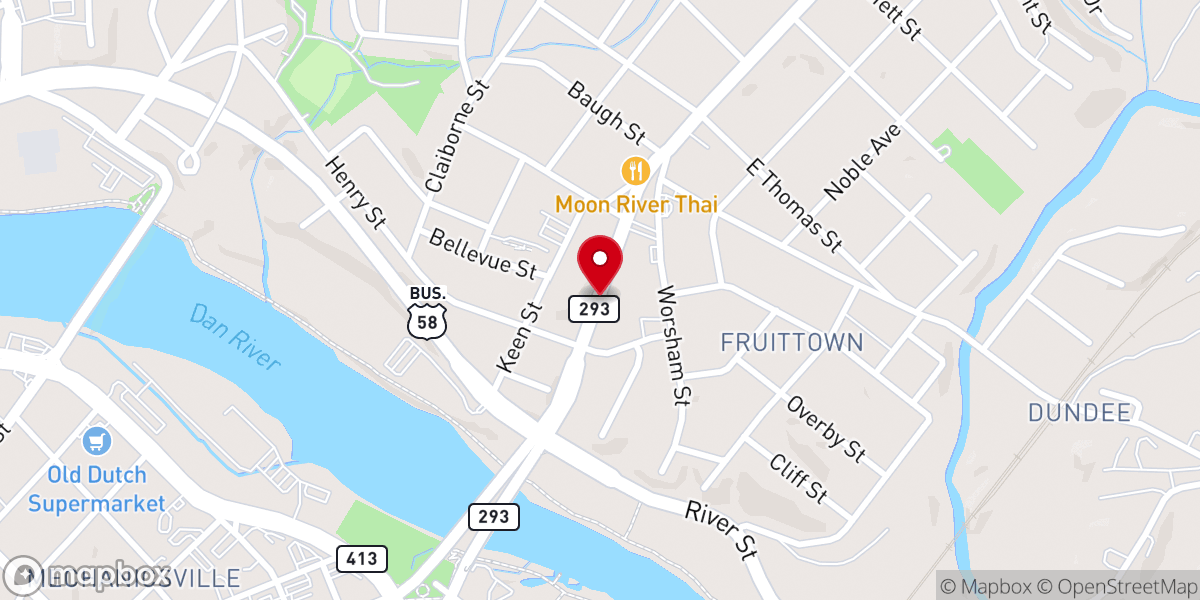 Map showing location of Church of Outreach Ministries