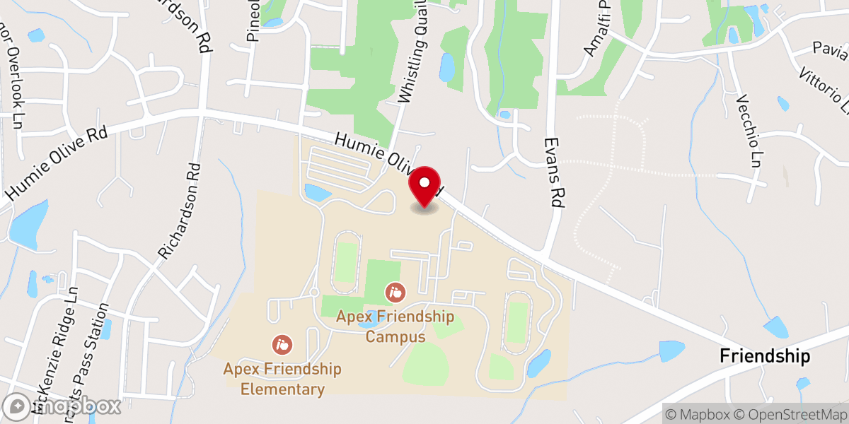 Map showing location of Family Church