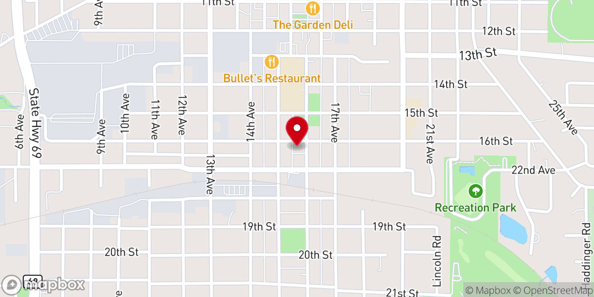 Map showing location of Resurrection Lutheran Church - Monroe campus