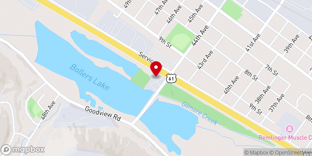 Map showing location of Cornerstone Community Church