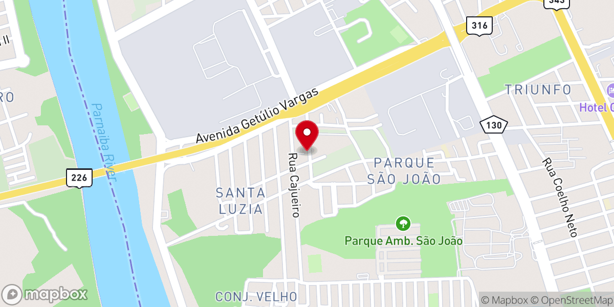 Map showing location of Igreja Pentecostal Ebenezer, Coeb