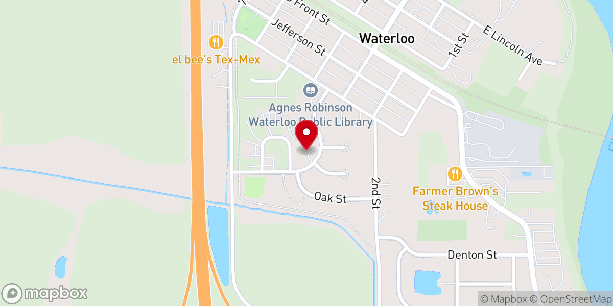 Map showing location of The Tabernacle
