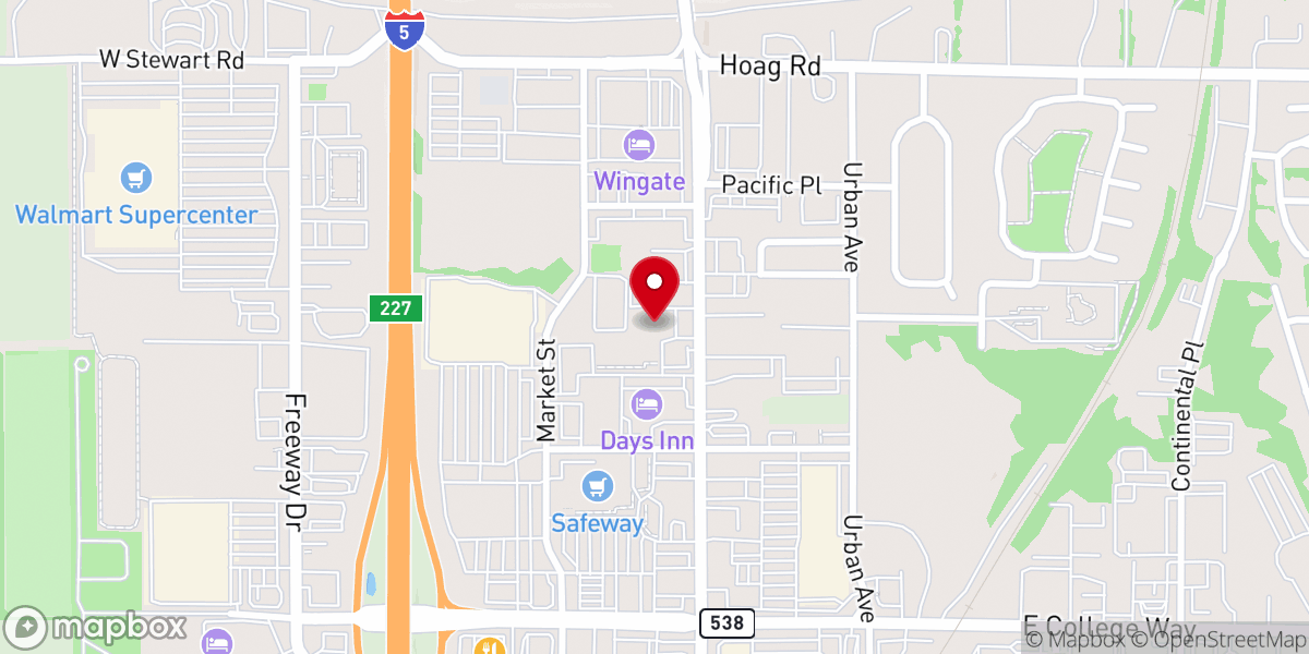 Map showing location of Radius Church