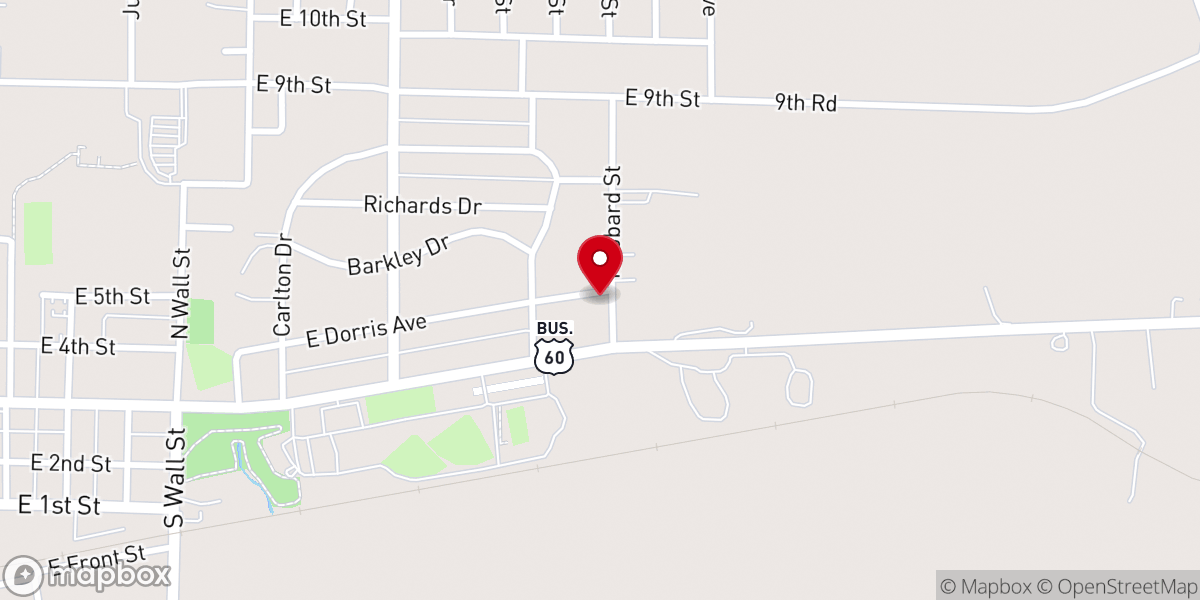 Map showing location of The House Mountain Grove