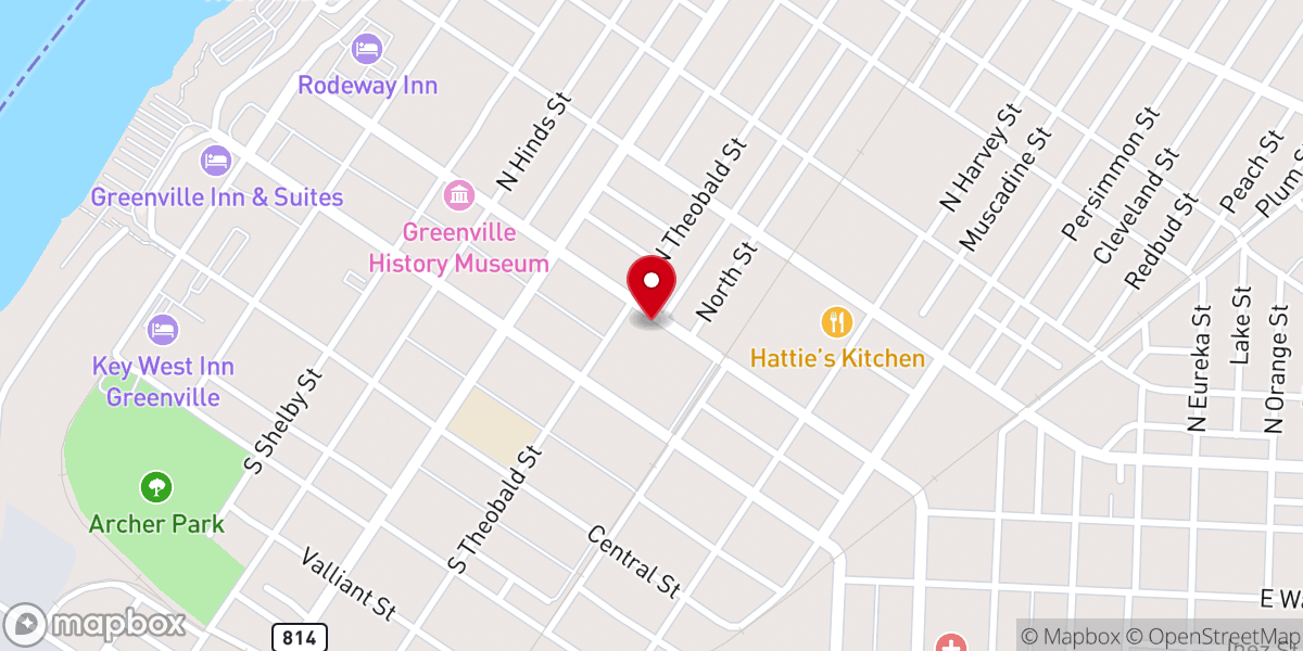 Map showing location of St. Vincent de Paul Society