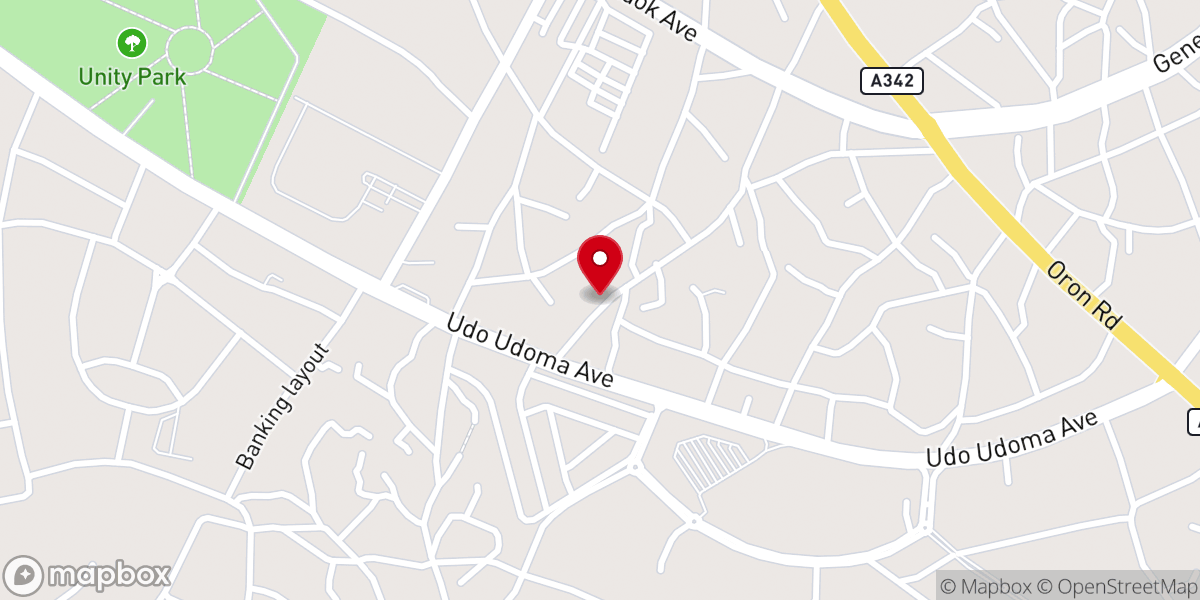 Map showing location of RCCG HOUSE OF FAVOUR