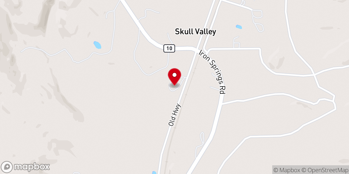 Map showing location of Skull Valley School District