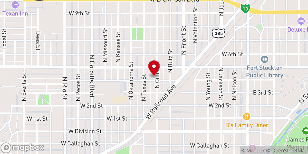 Map showing location of First Response Ministry Inc