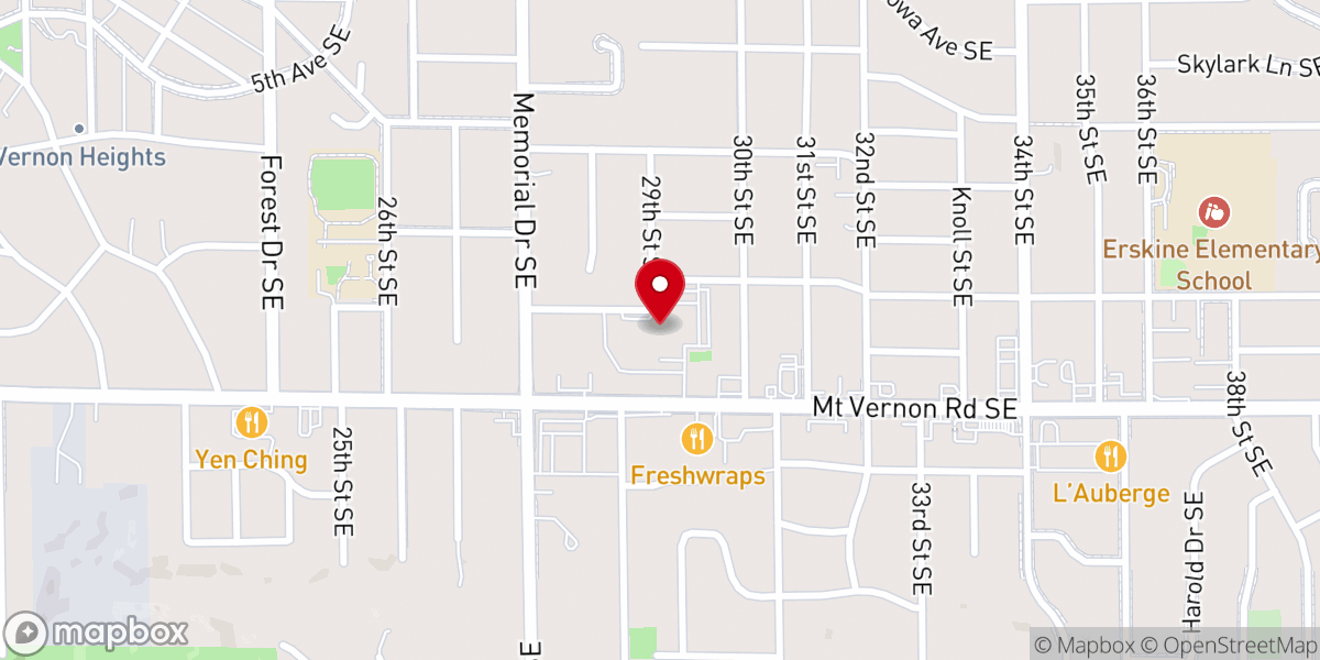 Map showing location of All Saints Catholic Church