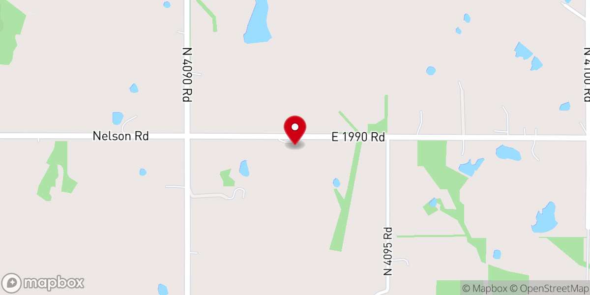 Map showing location of Pierce Church