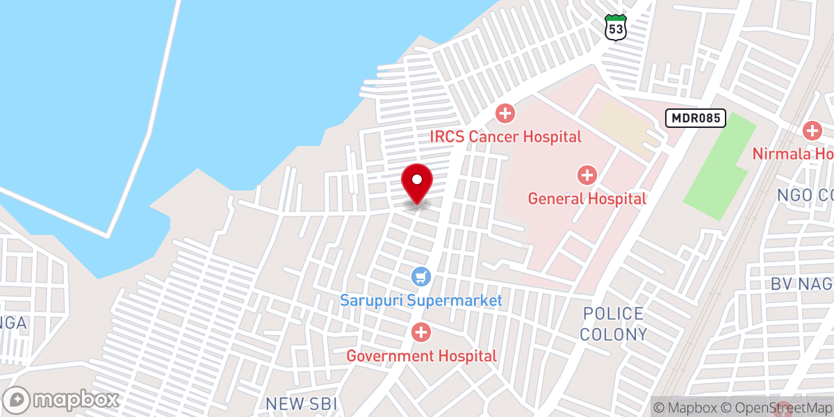 Map showing location of The United Christian Church