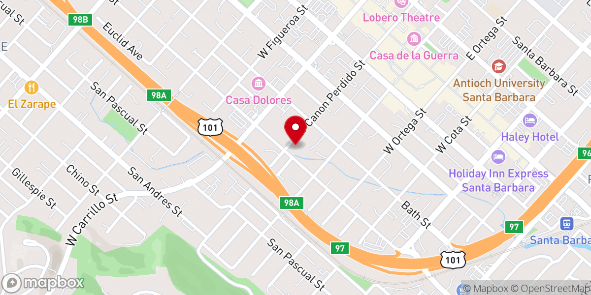 Map showing location of Iglesia De Cristo Sb