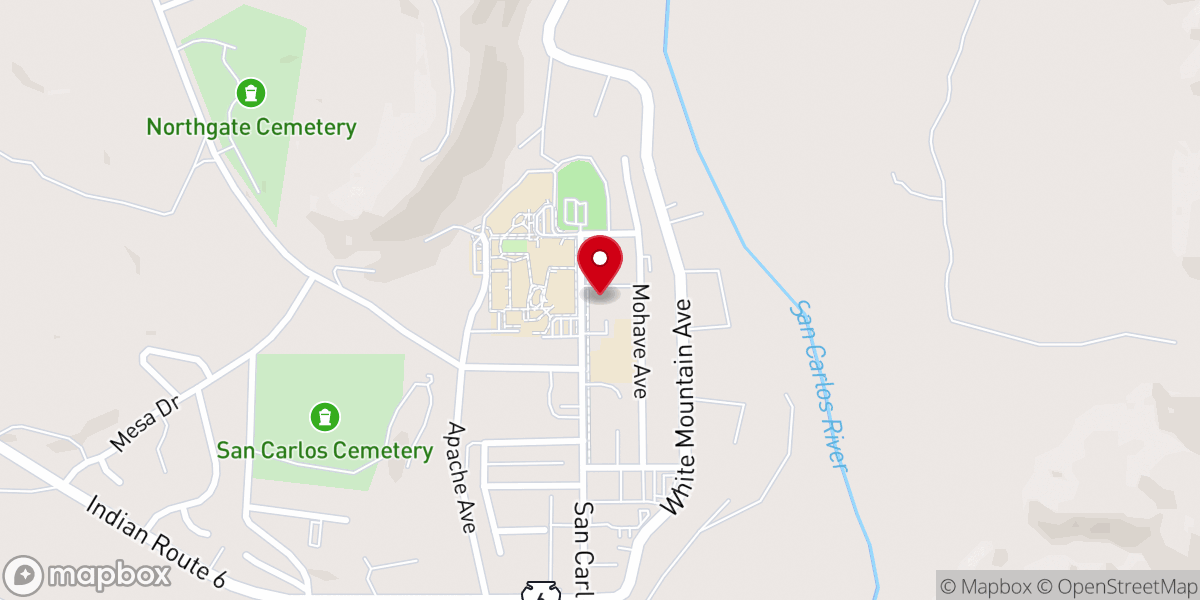 Map showing location of Grace Lutheran Church