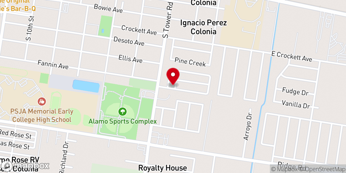 Map showing location of Iglesia Cristiana Missionera