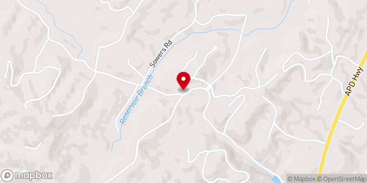 Map showing location of Sunrise Tabernacle
