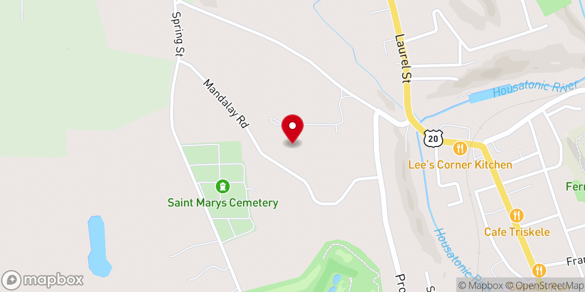 Map showing location of Open Door Church
