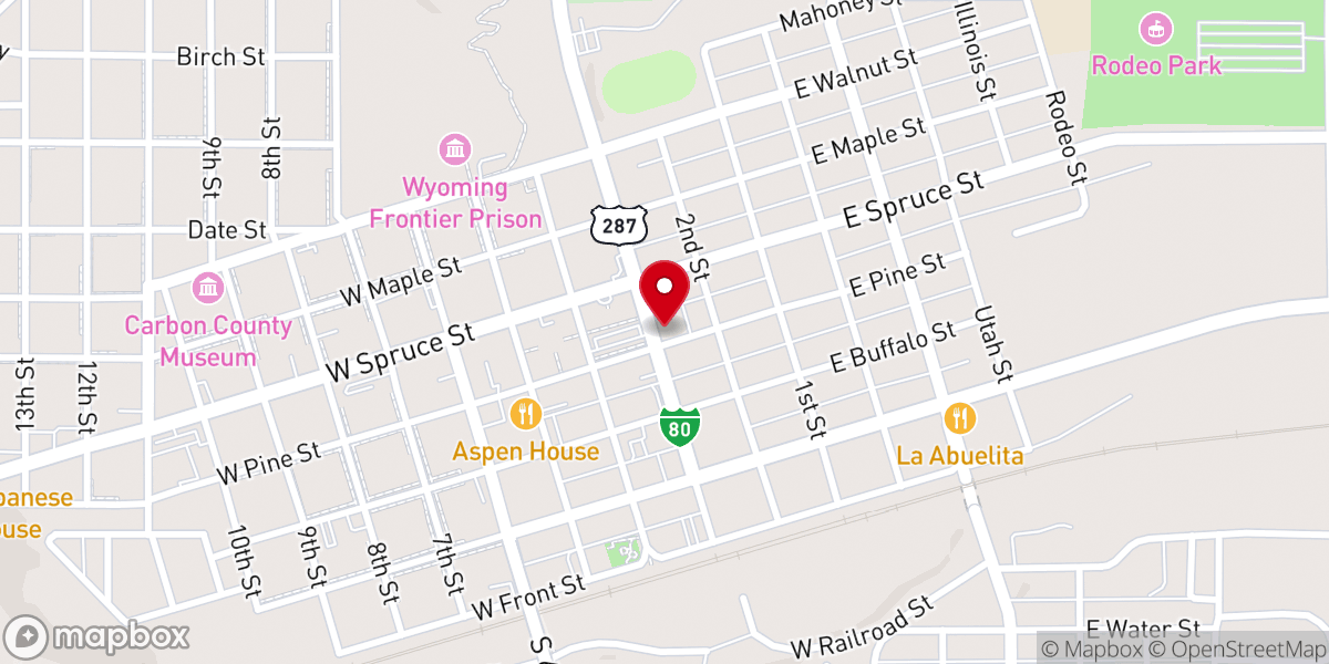 Map showing location of Saint Joseph Catholic Church and School