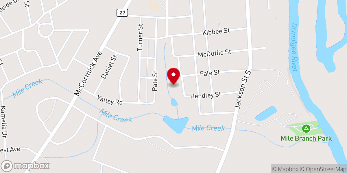 Map showing location of faith pentecostal deliverance church inc