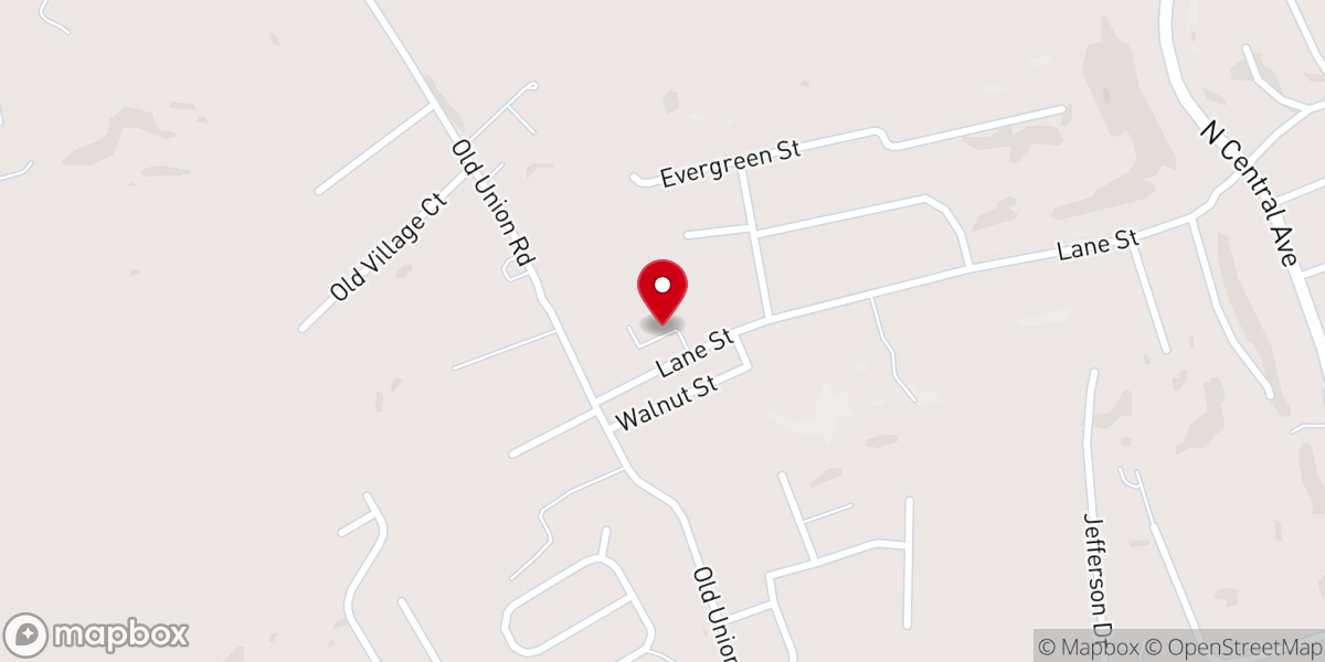 Map showing location of Church Hill Swimming Pool