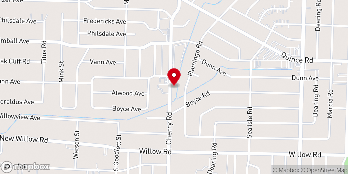 Map showing location of Love Church Inc