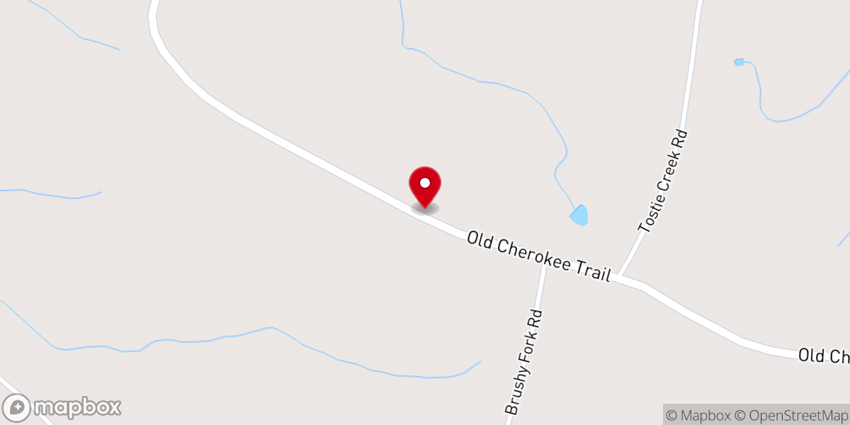 Map showing location of Mount Moriah Church