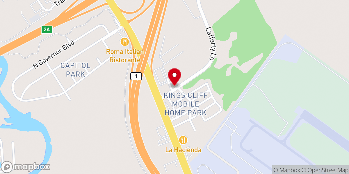 Map showing location of Eagle Fire Ministries Inc