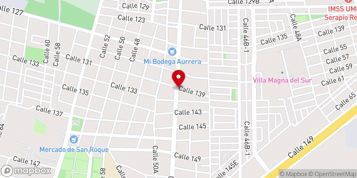 Map showing location of IGLESIA BAUTISTA MISIONERA MARANATHA