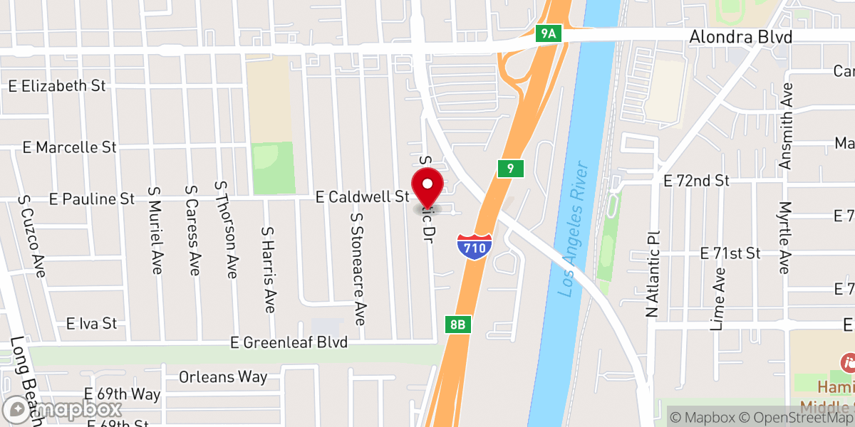Map showing location of Unity Christian Fellowship Inc