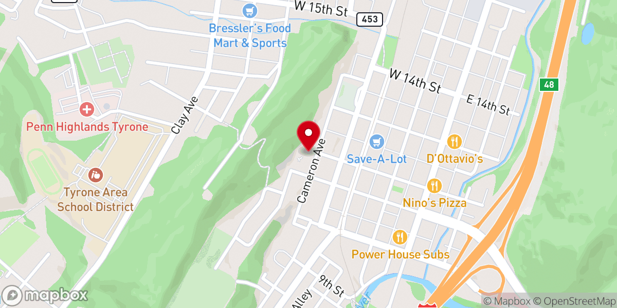 Map showing location of St. Matthew School