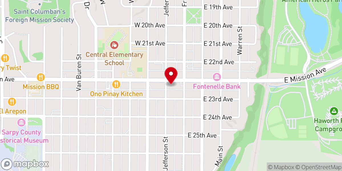 Map showing location of The Light House Cafe