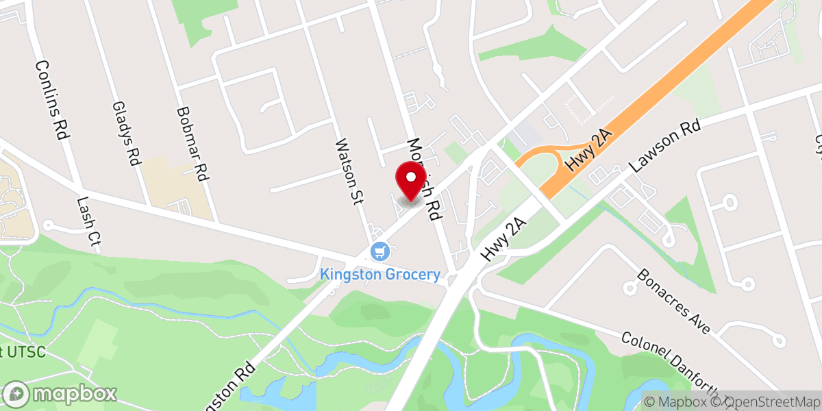 Map showing location of St. Joseph's Parish