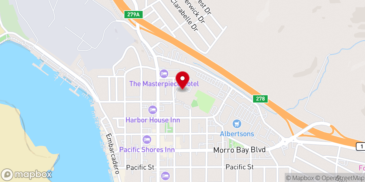 Map showing location of Shoreline Calvary Chapel
