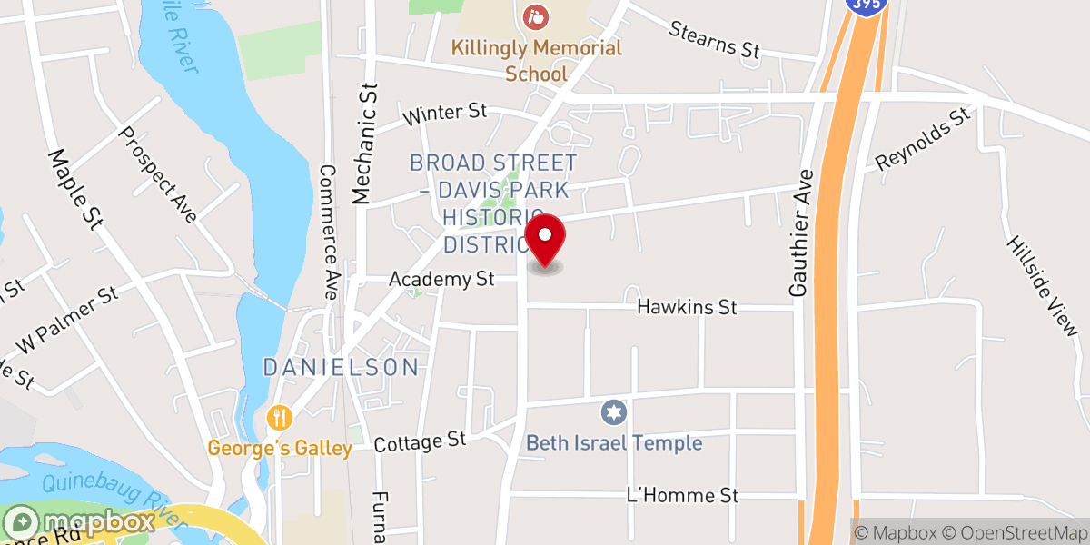 Map showing location of Saint Albans Episcopal Church