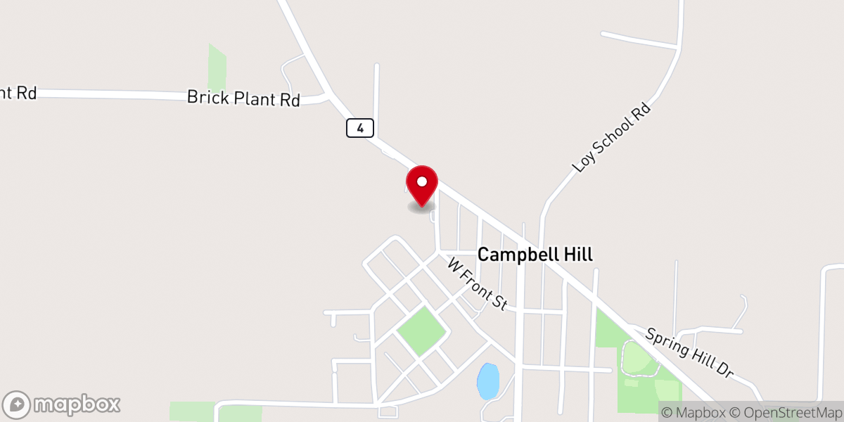 Map showing location of St Luke's Lutheran Church