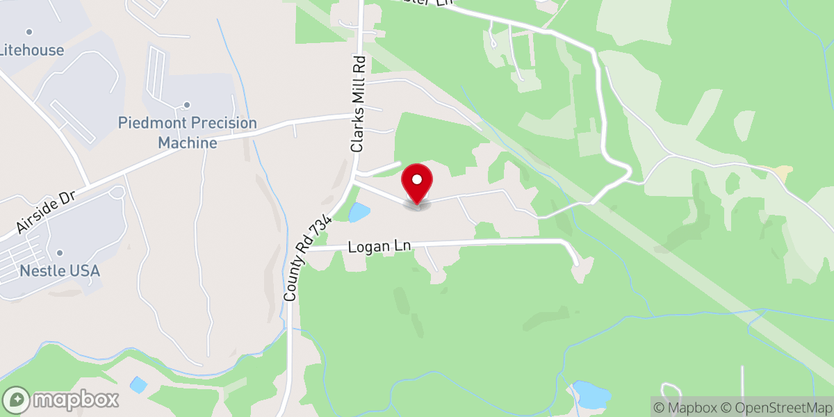 Map showing location of The Gentry Farm