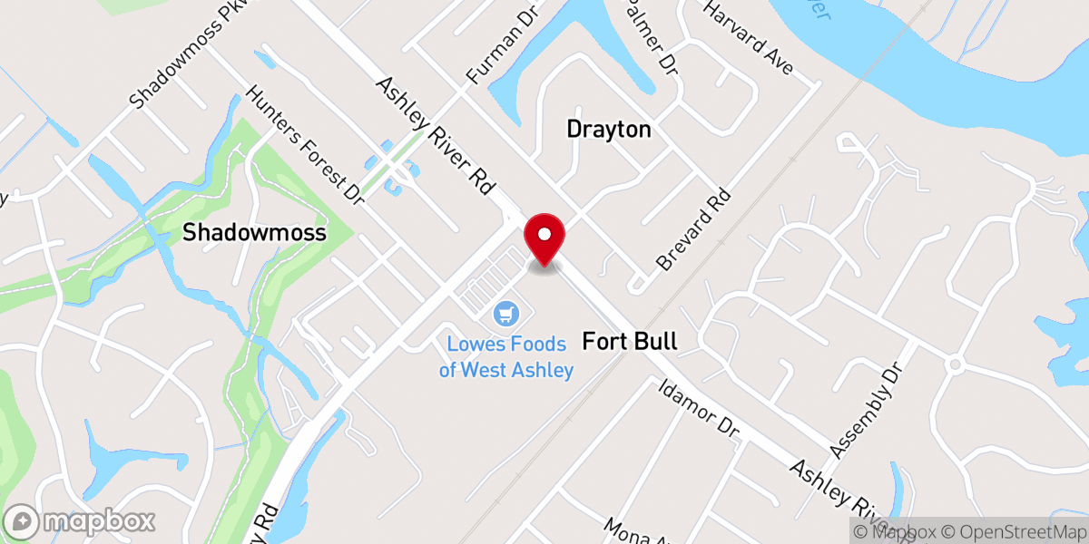 Map showing location of St Phillip AME Church