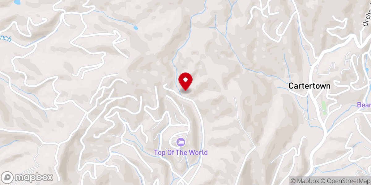 Map showing location of Affordable Smoky Mountain Wedding