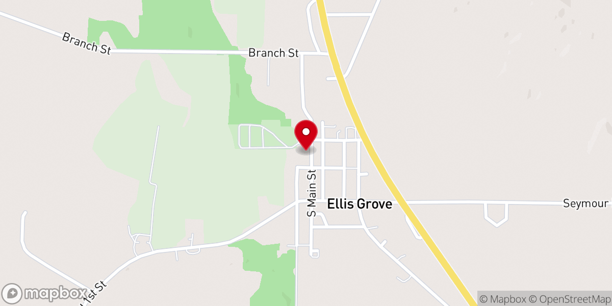 Map showing location of Grace United Methodist Church