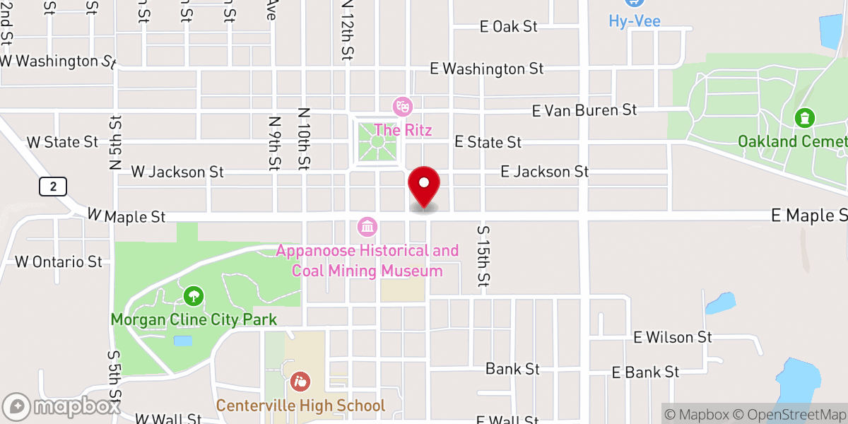 Map showing location of Hands of Ministry and Evangelism Church