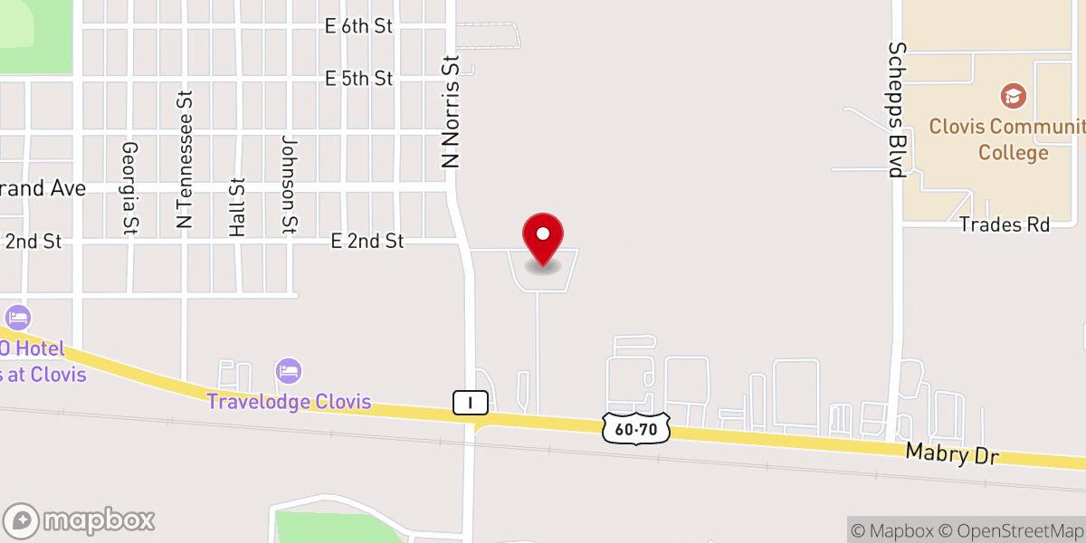 Map showing location of The Haven of Hope Children's Home