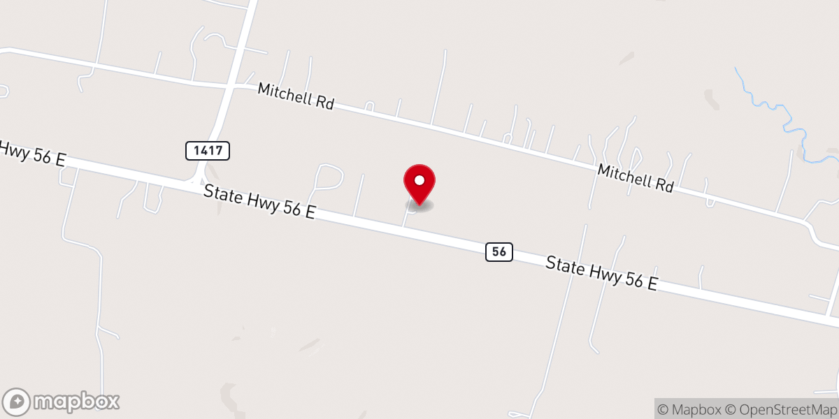 Map showing location of Bible Methodist Church