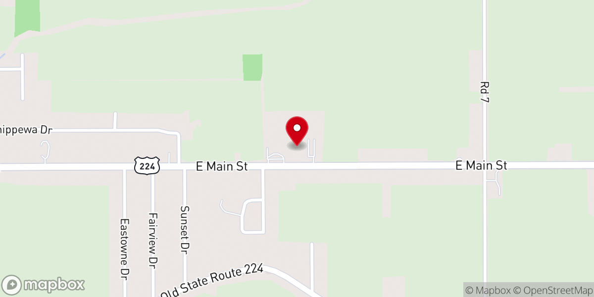 Map showing location of New Creation Lutheran Church