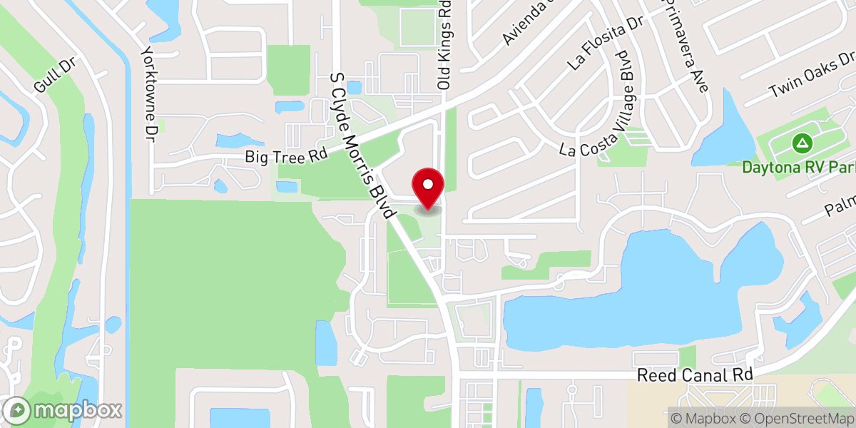 Map showing location of Victorious Life Church