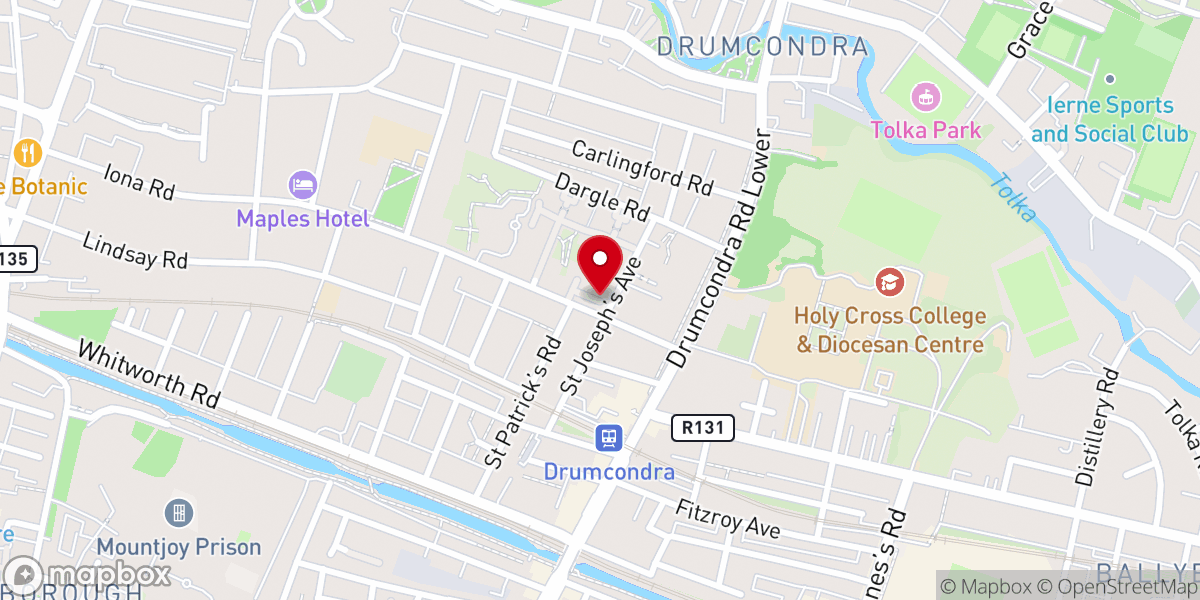 Map showing location of St.Maximus & St.Domatius Coptic Orthodox church