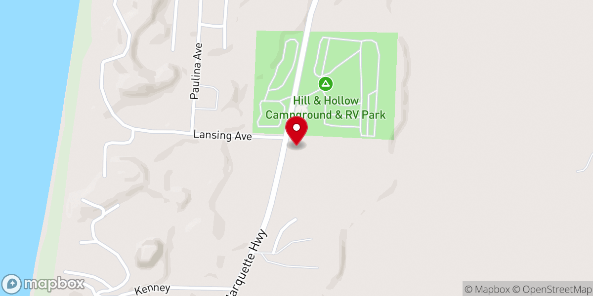 Map showing location of Lighthouse Lutheran Church