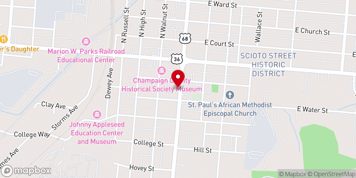 Map showing location of The Gloria Theatre