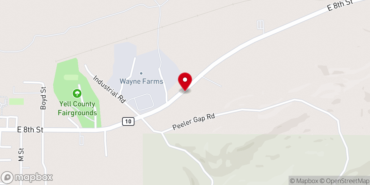 Map showing location of Grace Chapel Nazarene Church