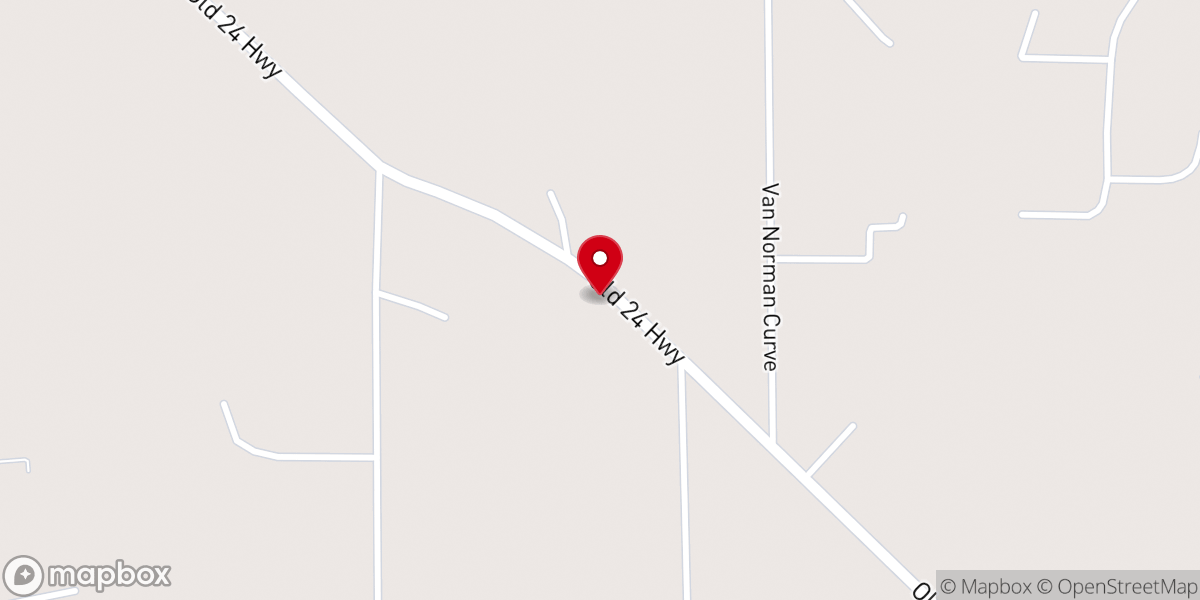 Map showing location of Navilla Baptist Church