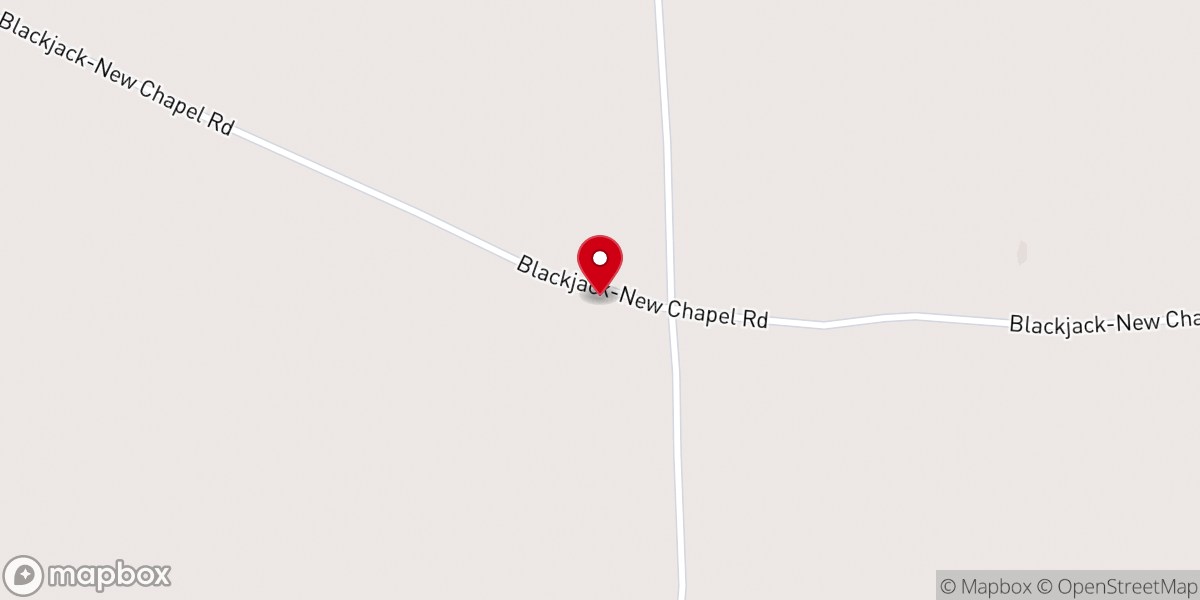 Map showing location of New Chapel United Pentecostal