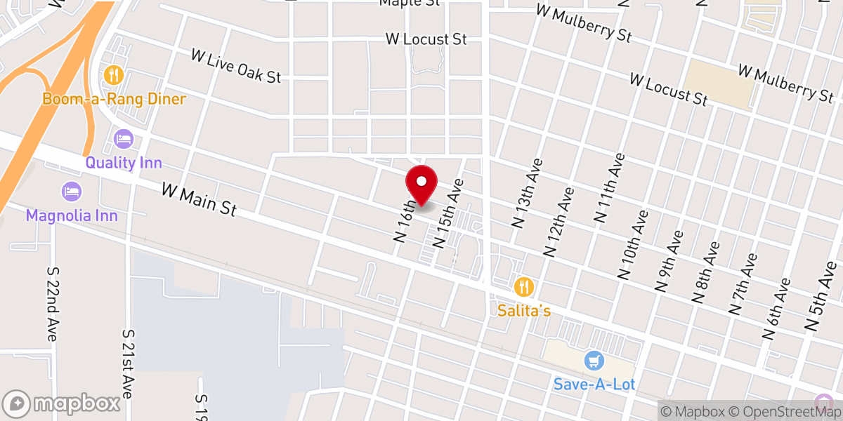 Map showing location of Wellness Journey Ministries